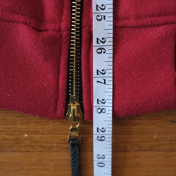 Amiri Forever Wool Bomber Jacket Red Military Forever Patch Rockstar XL College - Picture 5 of 8